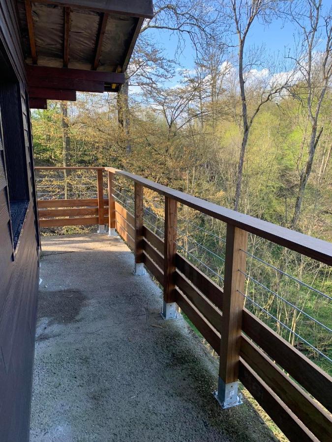 Gites Douillets : Chalet Sur Pilotis Houyet المظهر الخارجي الصورة